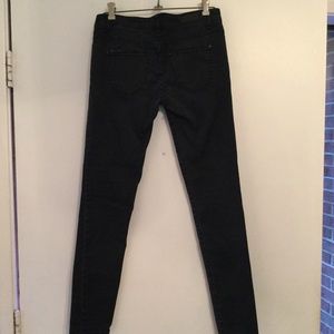 CELEBRITY PINK-BLACK JEANS, LOW-RISE SKINNY, SZ 3S